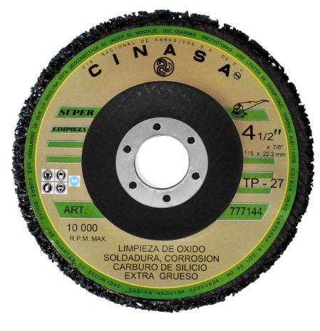 Disco para Limpieza de 4 1/2", Cinasa