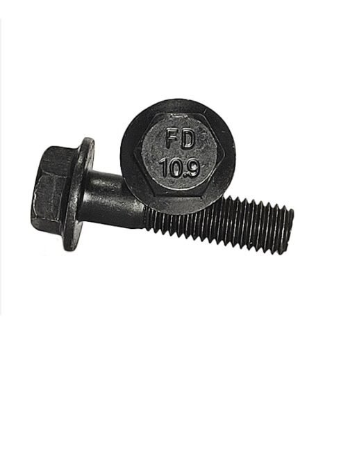 Tornillo Flange Clase 10.9 negro Milimetrico NC